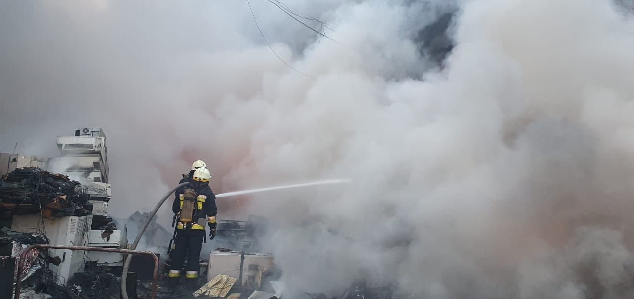 Масштабный пожар в Днепре: горит склад