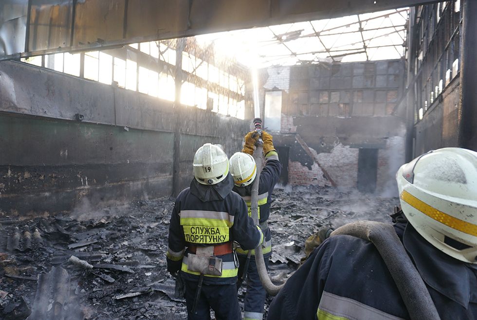 В Днепре горела заброшенная постройка. Новости Днепра
