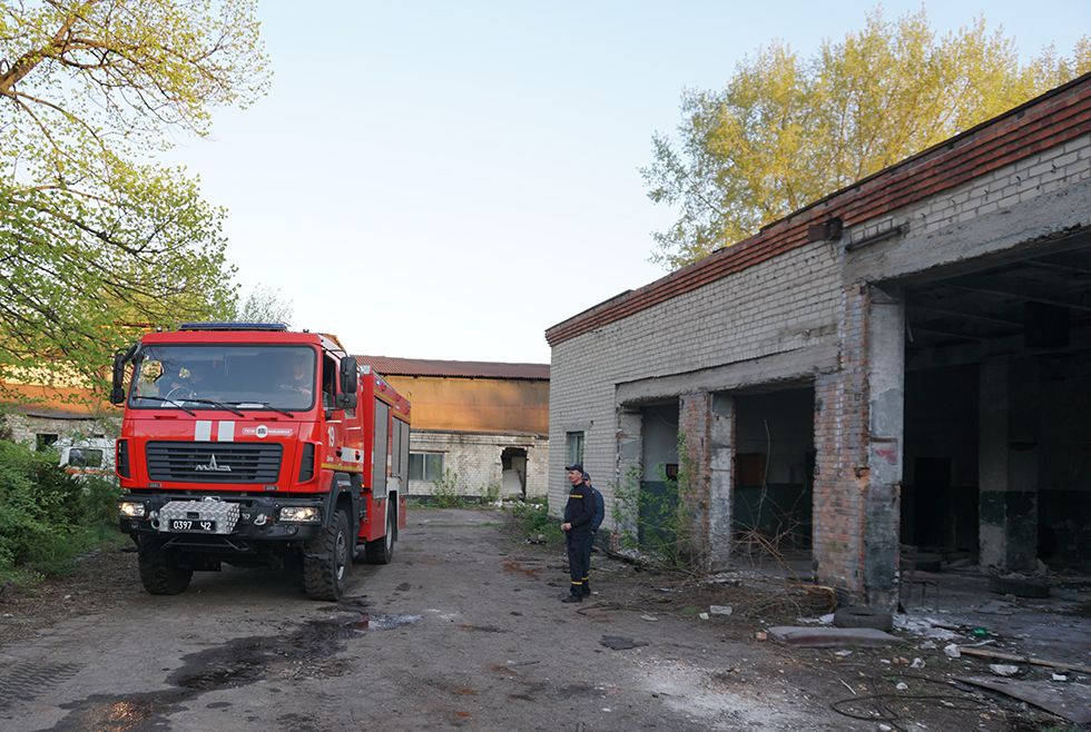 В Днепре горела заброшенная постройка. Новости Днепра