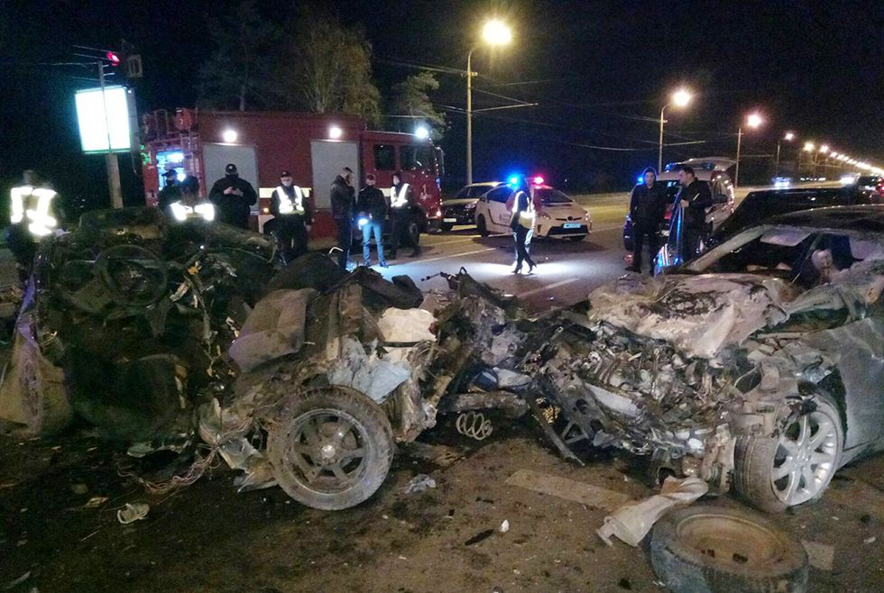 В тройном ДТП на Набережной Победы в Днепре погибли 2 человека. Новости Днепра