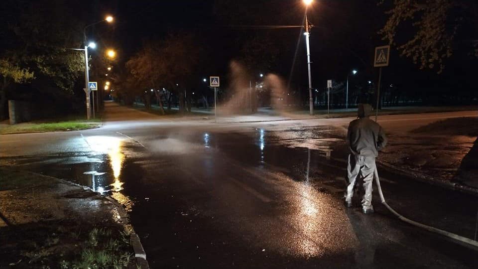 Дезинфекция: в Днепре и области обрабатывают больницы, где лечат пациентов с COVID-19. Новости Днепра