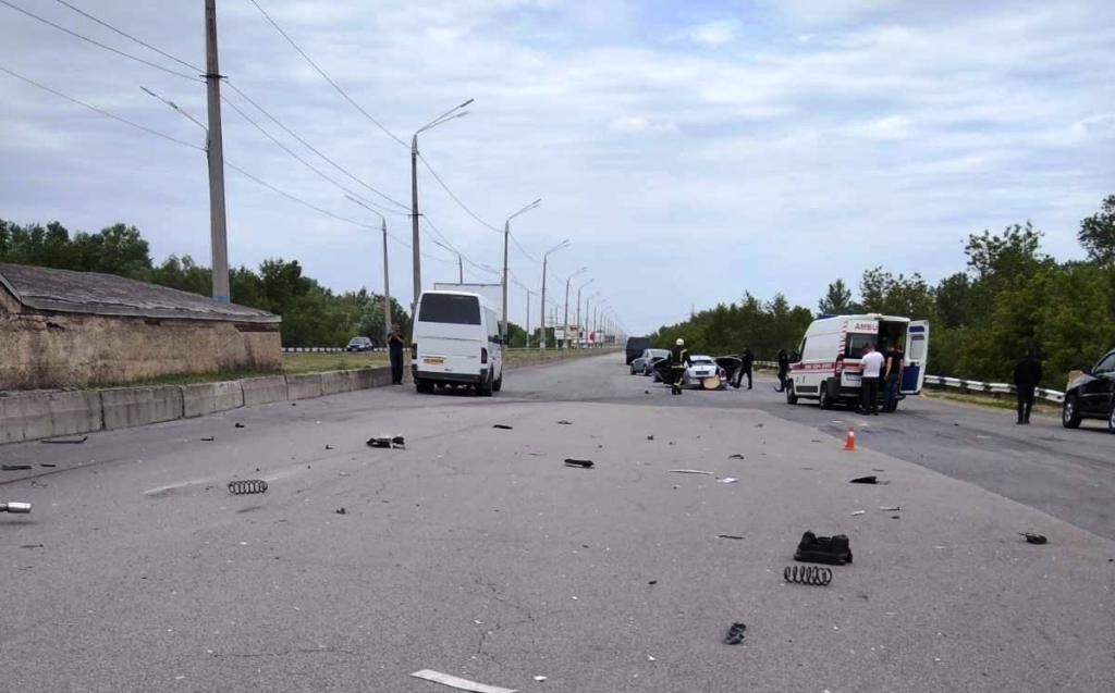 ДТП на мосту под Днепром. Новости Днепра