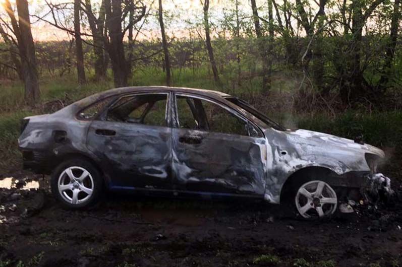 На Днепропетровщине авто загорелось во время движения. Новости Днепра