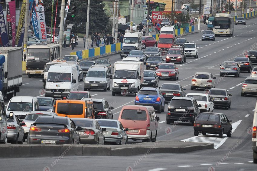 пробки в Днепре