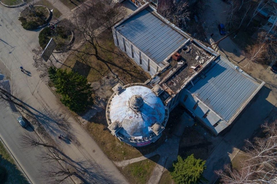 Ресторан «Старая башня» вид сверху. Новости Днепра Ресторан «Старая башня» вид сверху. Новости Днепра