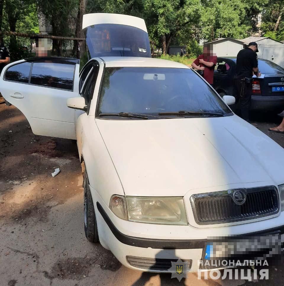 взрыв в авто