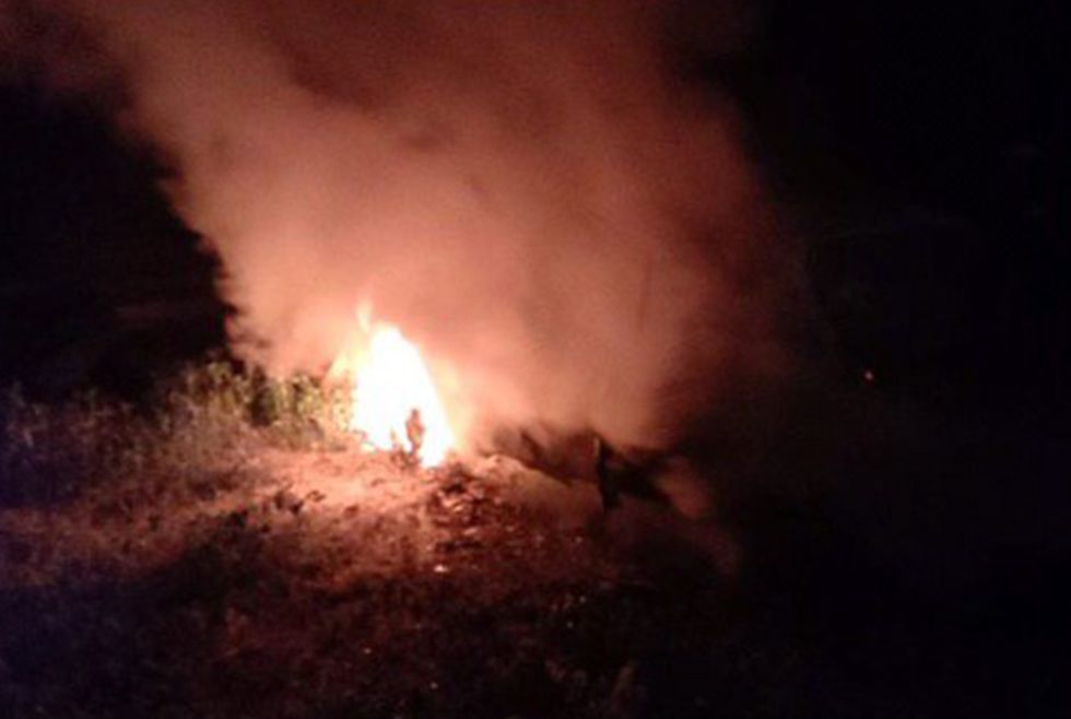 Около часа ночи огонь был ликвидирован