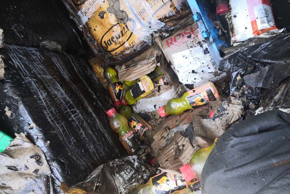 На Днепропетровщине сгорел грузовик с посылками. Новости Днепра