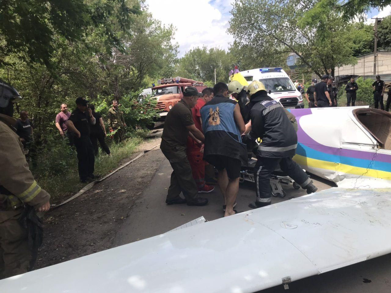 В Одессе упал самолет. Новости Украины