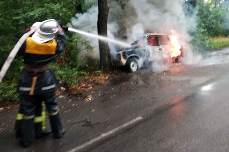 пожар ГСЧС авто