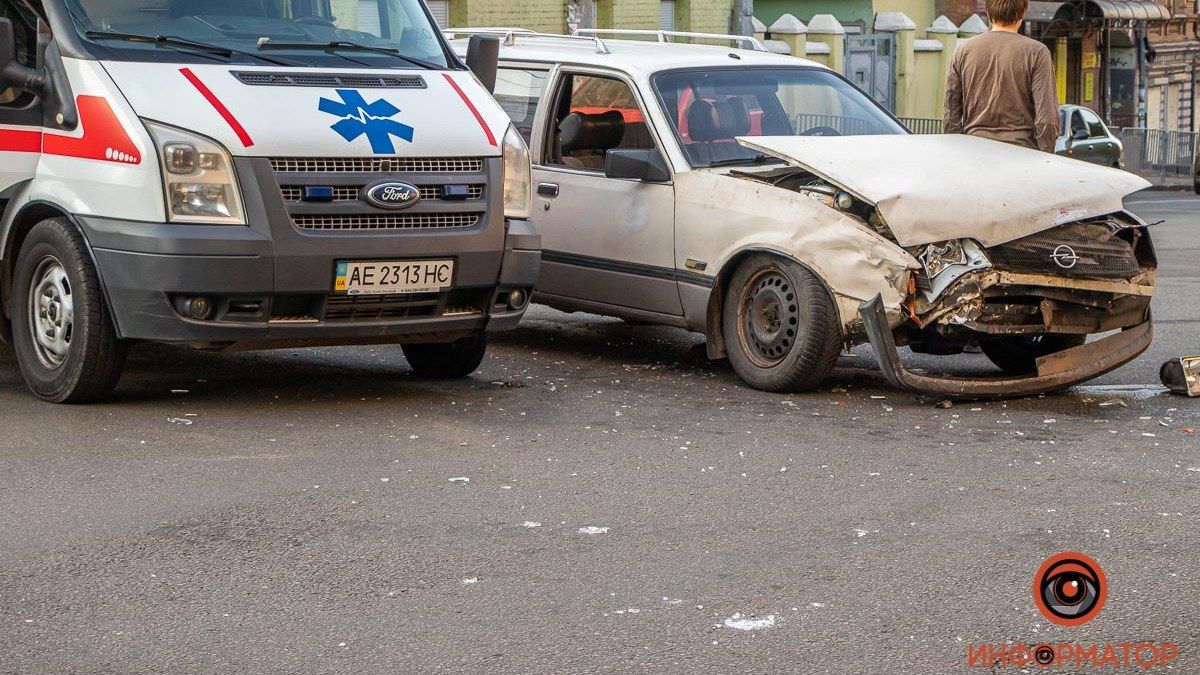 Видео момента ДТП со скорой в Днепре. Новости Днепра