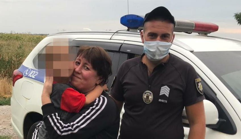 Полицейские разыскали потерявшегося малыша. Новости Днепра