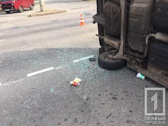 В результате аварии пострадал водитель. Новости Днепра