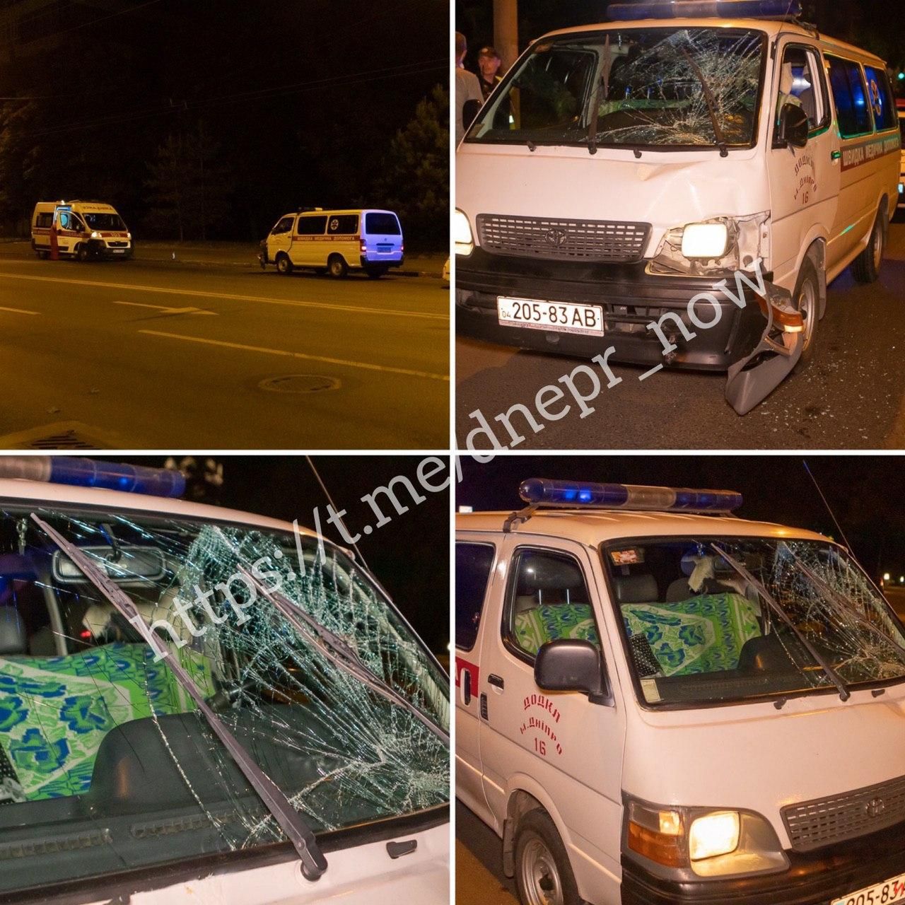 Мужчина попал под колеса скорой. Новости Днепра