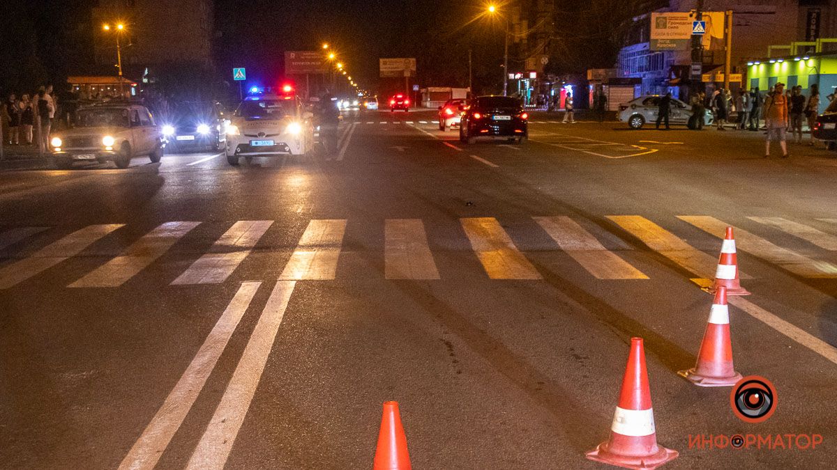 В области мужчина сбил женщину. Новости Днепра