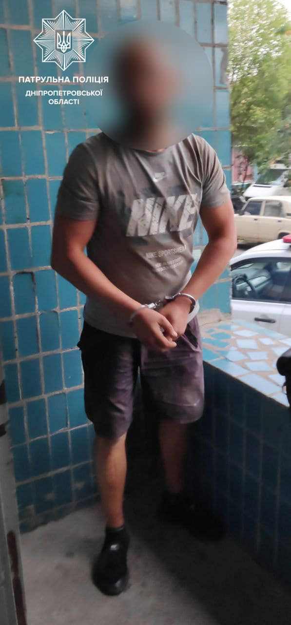 Вор покалечил патрульного полицейского. Новости Днепра