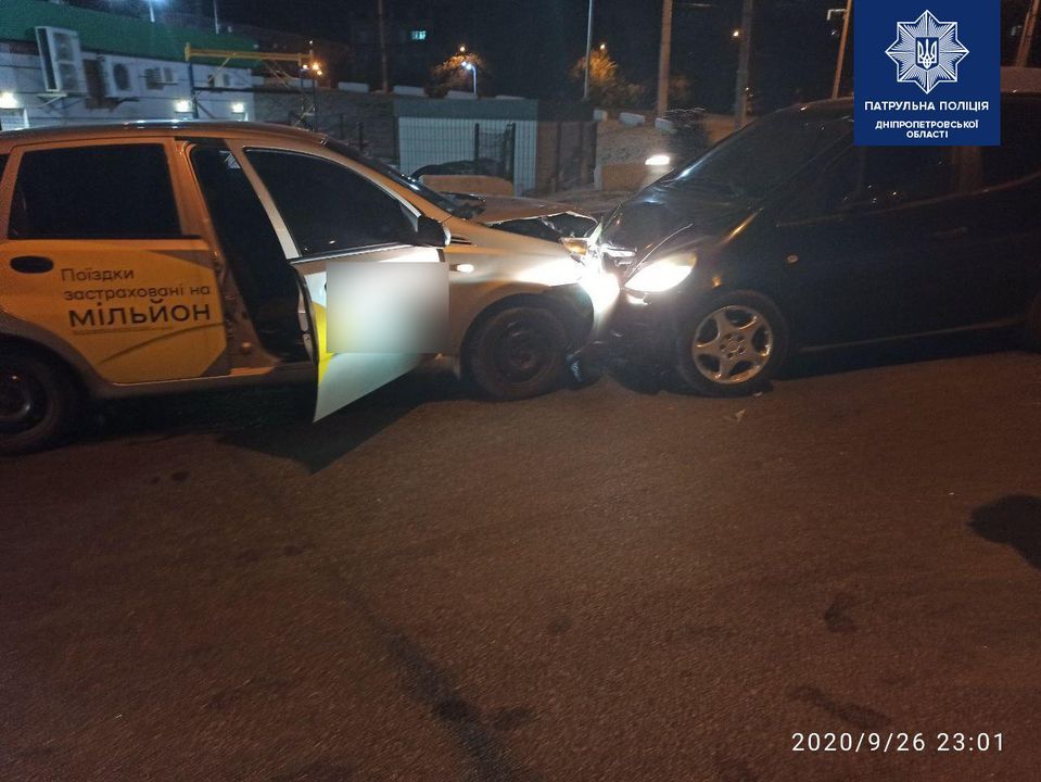 В области во время ДТП пострадал ребенок. Новости Днепра