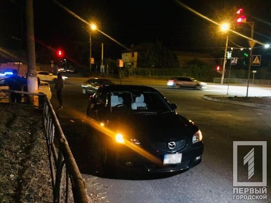 Иномарка сбила патрульного. Новости Днепра