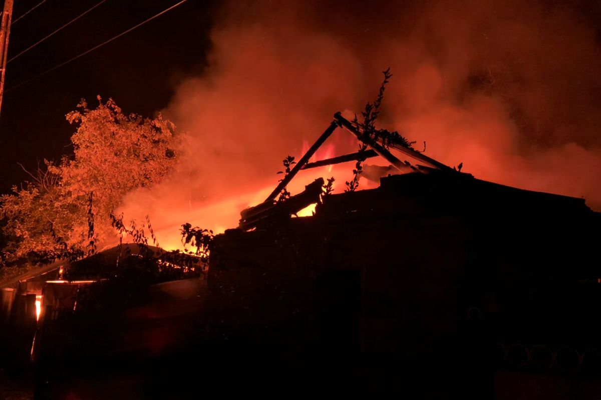 На Днепропетровщине возник пожар. Новости Днепра