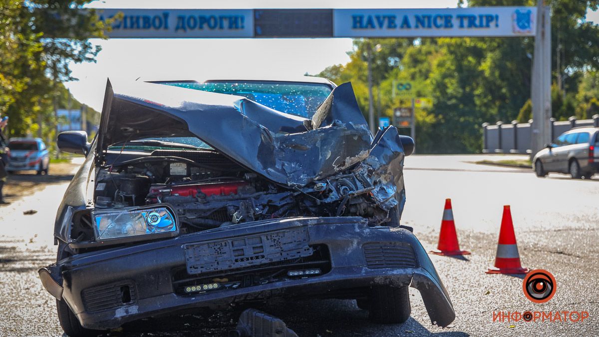 ДТП с 2 авто. Новости Днепра