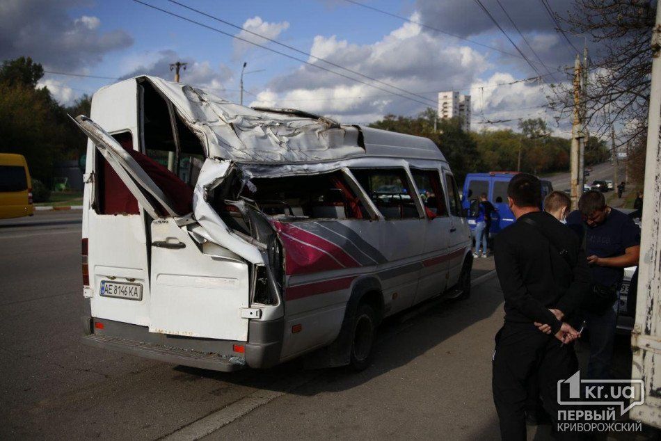 ДТП с маршруткой. Новости Днепра