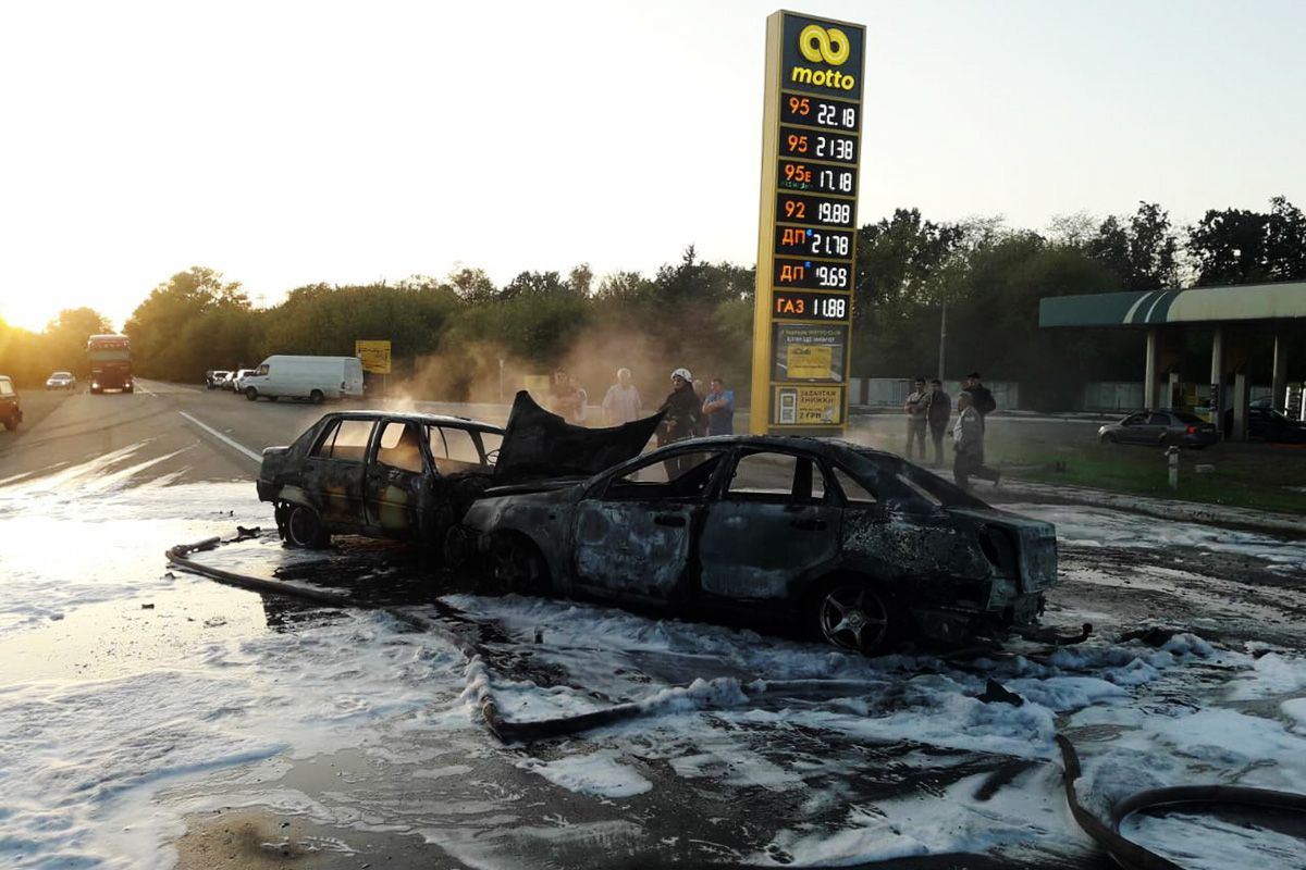 ДТП с 2 автомобилями. Новости Днепра