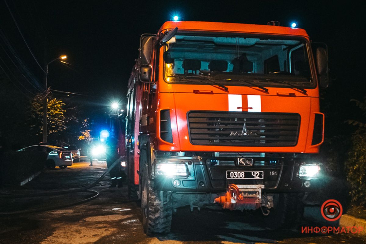 Пожар в области. Новости Днепра