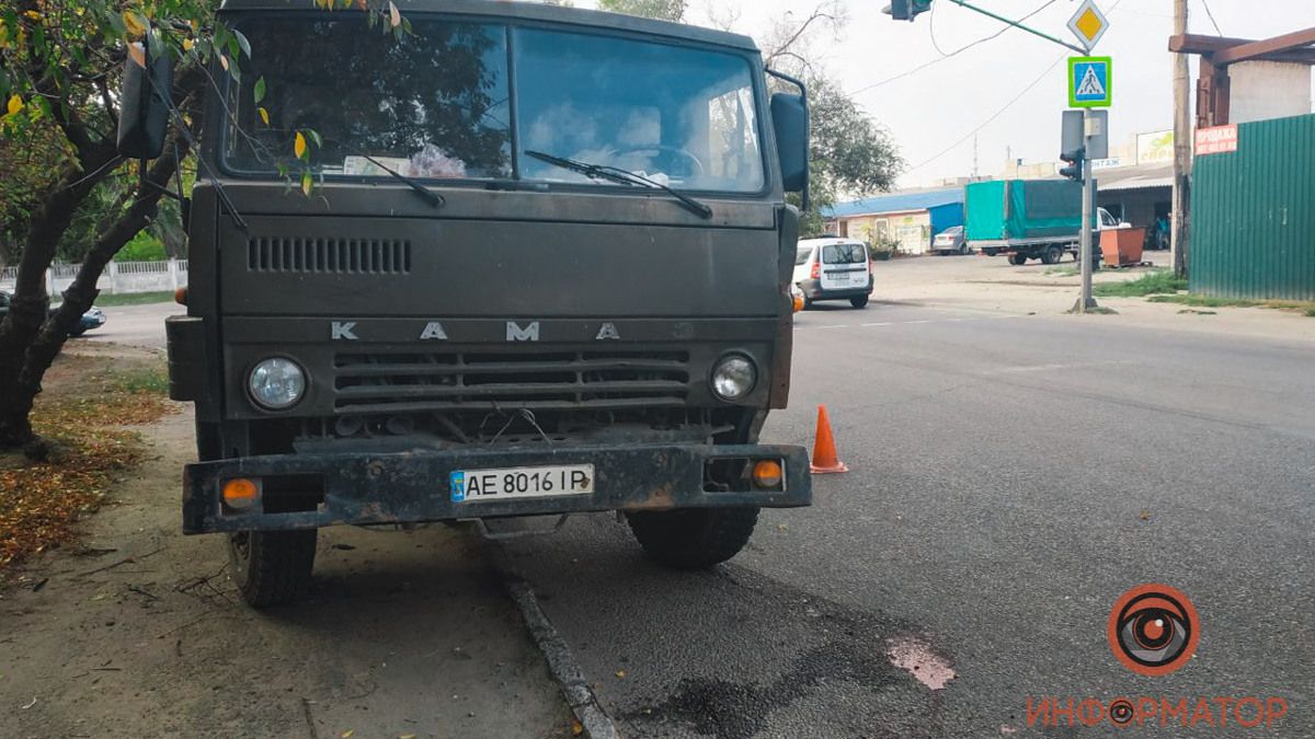 В Днепре грузовик сбил ребенка. Новости Днепра
