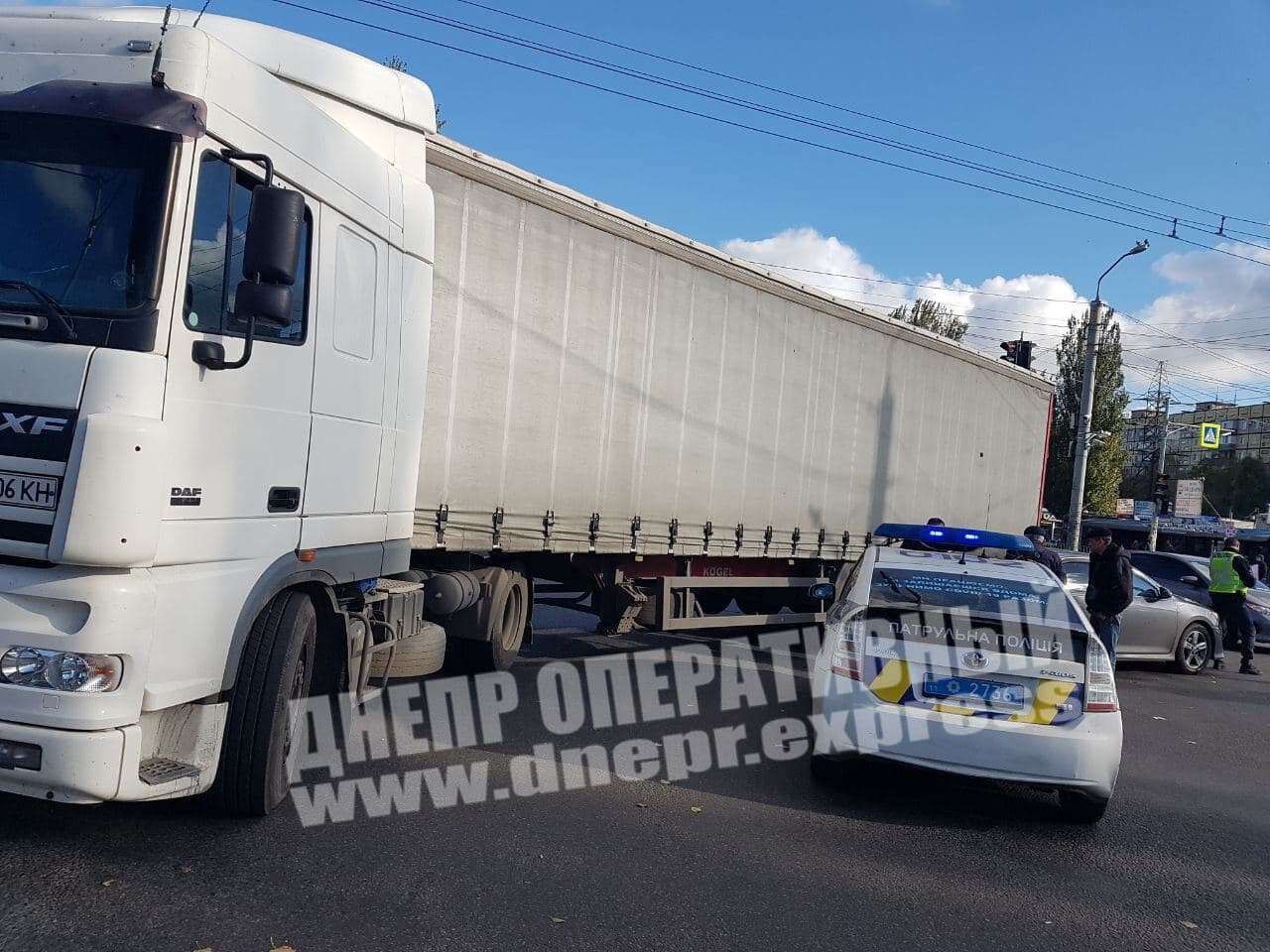 Авария в области. Новости Днепра