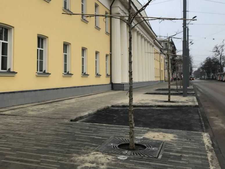 Как выглядит обновелнный тротуар в Днепре. Новости Днепра