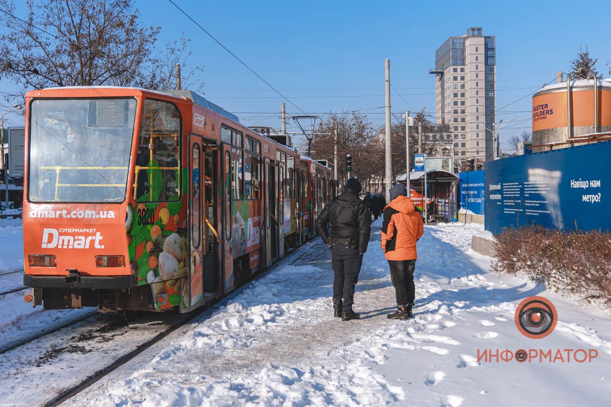 В первом трамвае. Новости Днепра