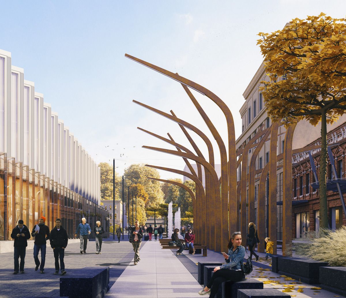 Фонарные столбы. Новости Днепра