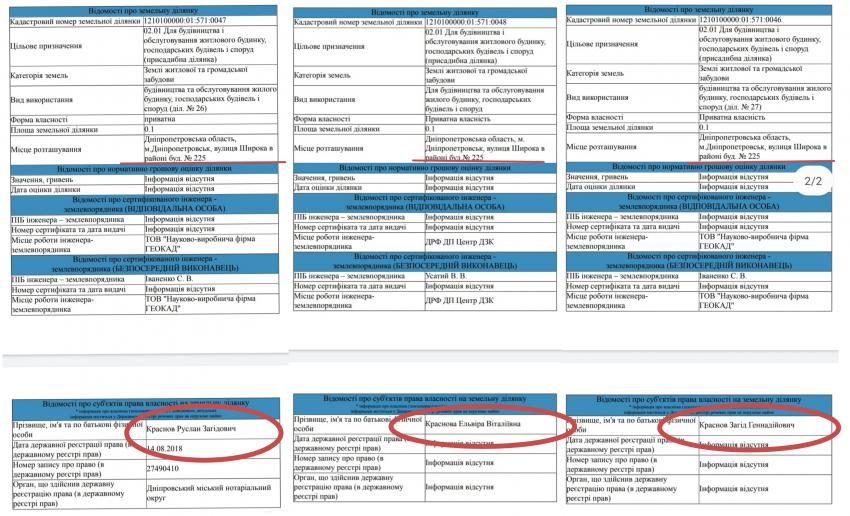 Супруга Загида Краснова получила участок леса возле собственного дома. Новости Днепра