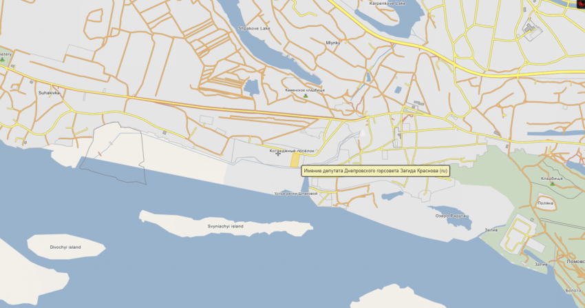 Супруга Загида Краснова получила участок леса возле собственного дома. Новости Днепра