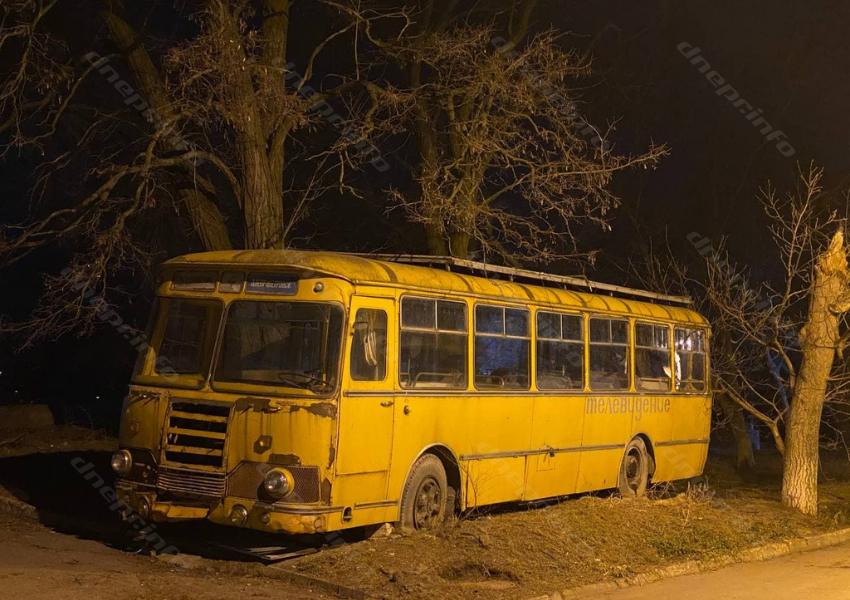 Где в Днепре находится кладбище старых автобусов «Телевидение». Новости Днепра