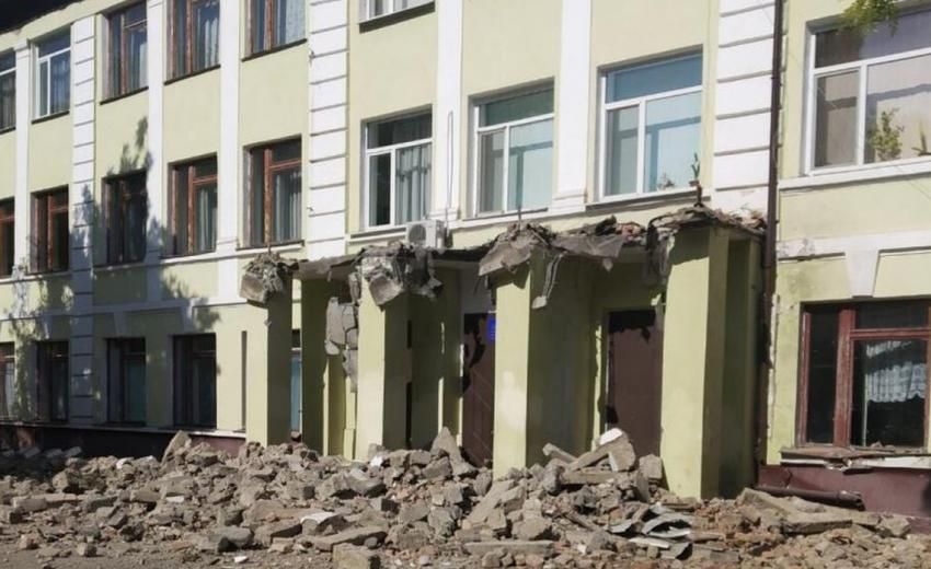 Аварийная школа. новости Днепра