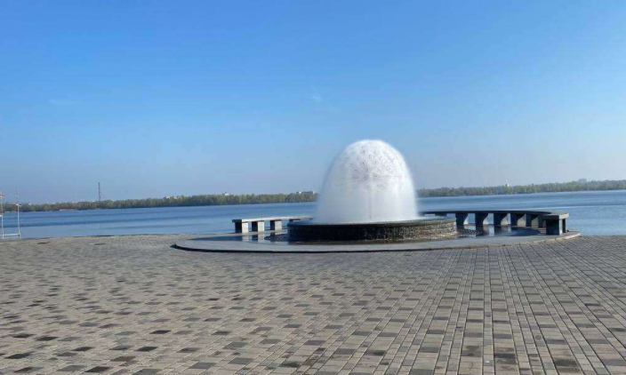 В Днепре запустили фонтаны. Новости Днепра