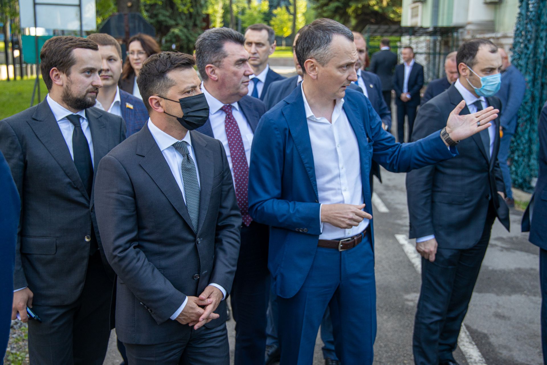 Президент Украины Владимир Зеленский посетил днепровский Музей АТО