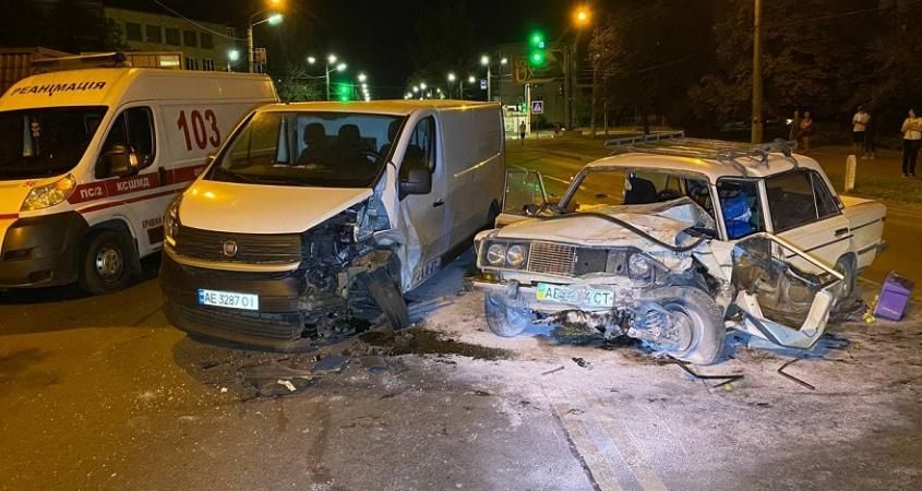 Объезжал аварию. Новости Днепра