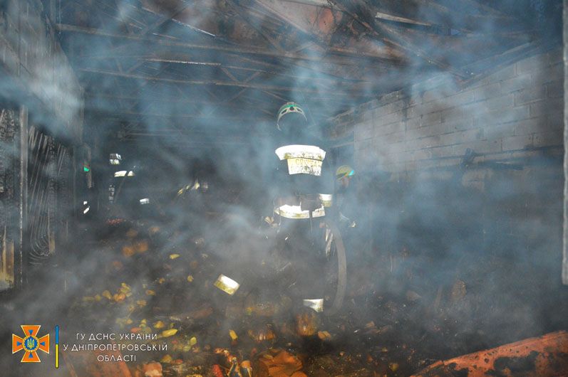 Масштабный пожар. Новости Днепра