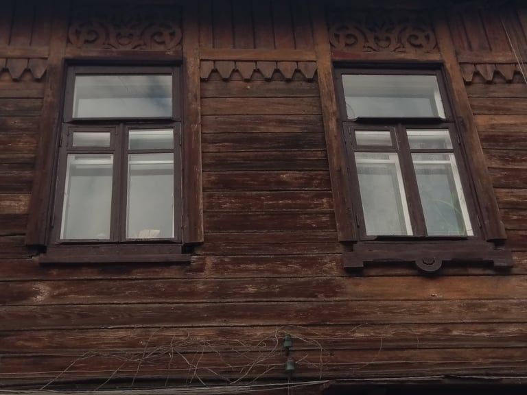 деревянный дом