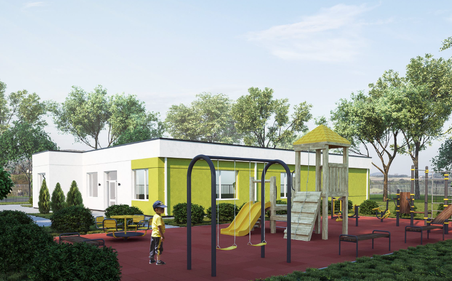 На Днепропетровщине возводят еще один уютный дом для детей-сирот