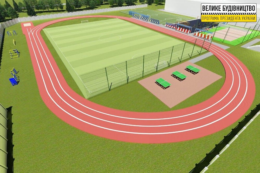 В Петропавловском лицее №2 обновляют стадион