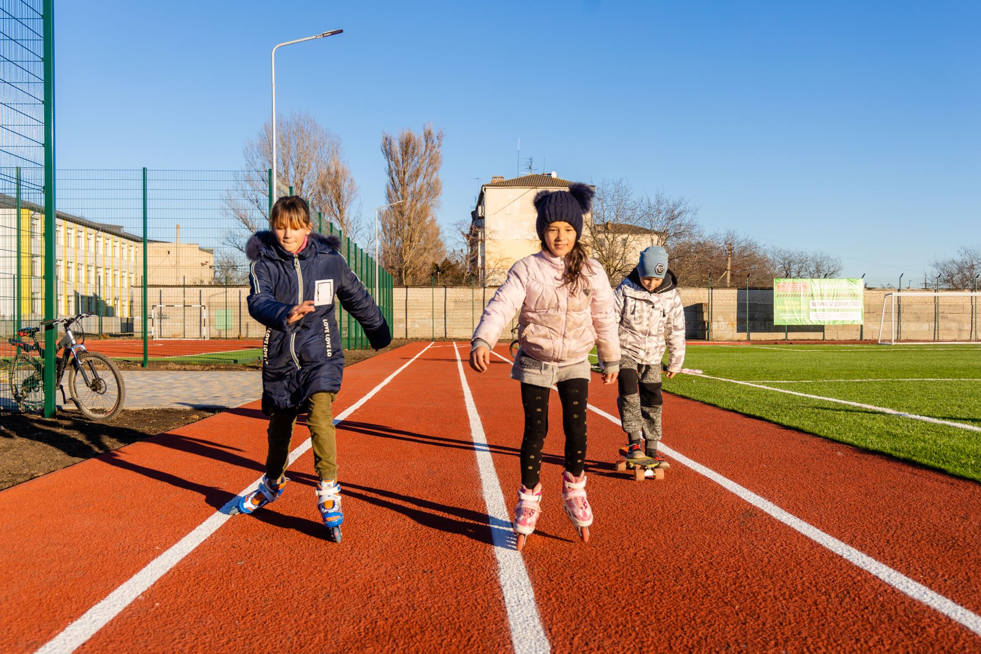 В Апостолово реконструировали стадион лицея №1