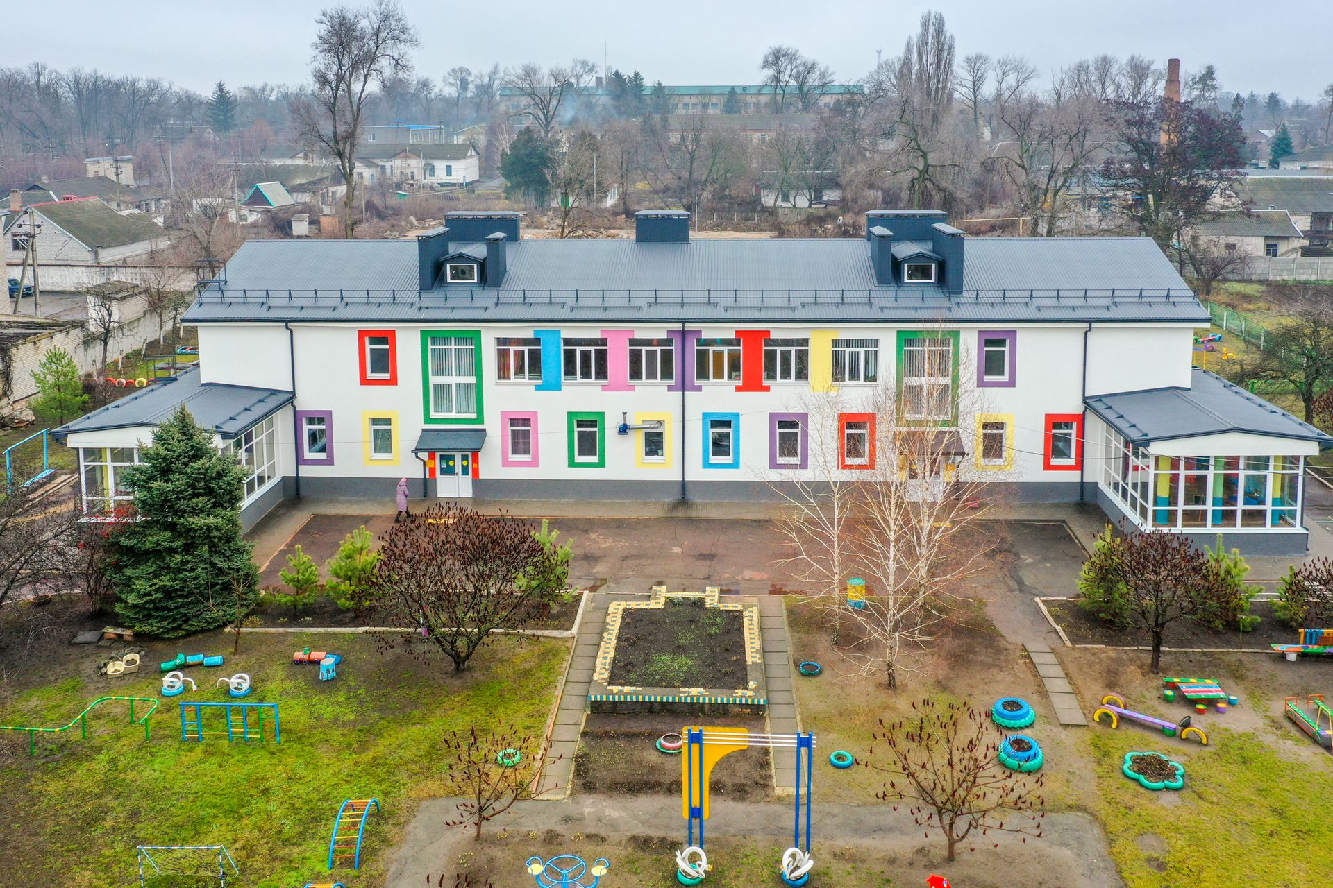 Теплые и энергоэффективные: в Софиевке термомодернизировали два детсада