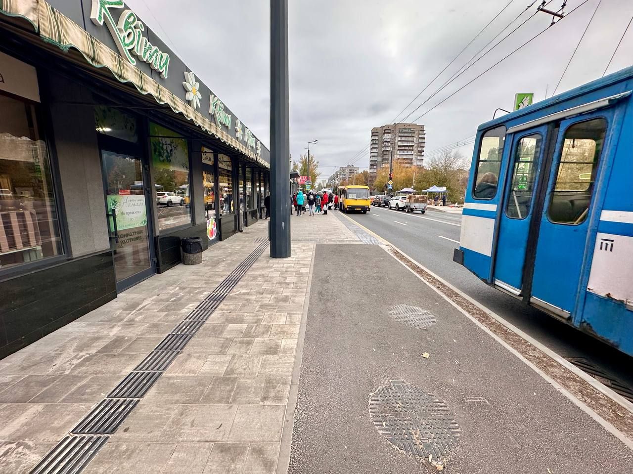 В Днепре почти завершили трансформацию улицы Калиновой (фото)