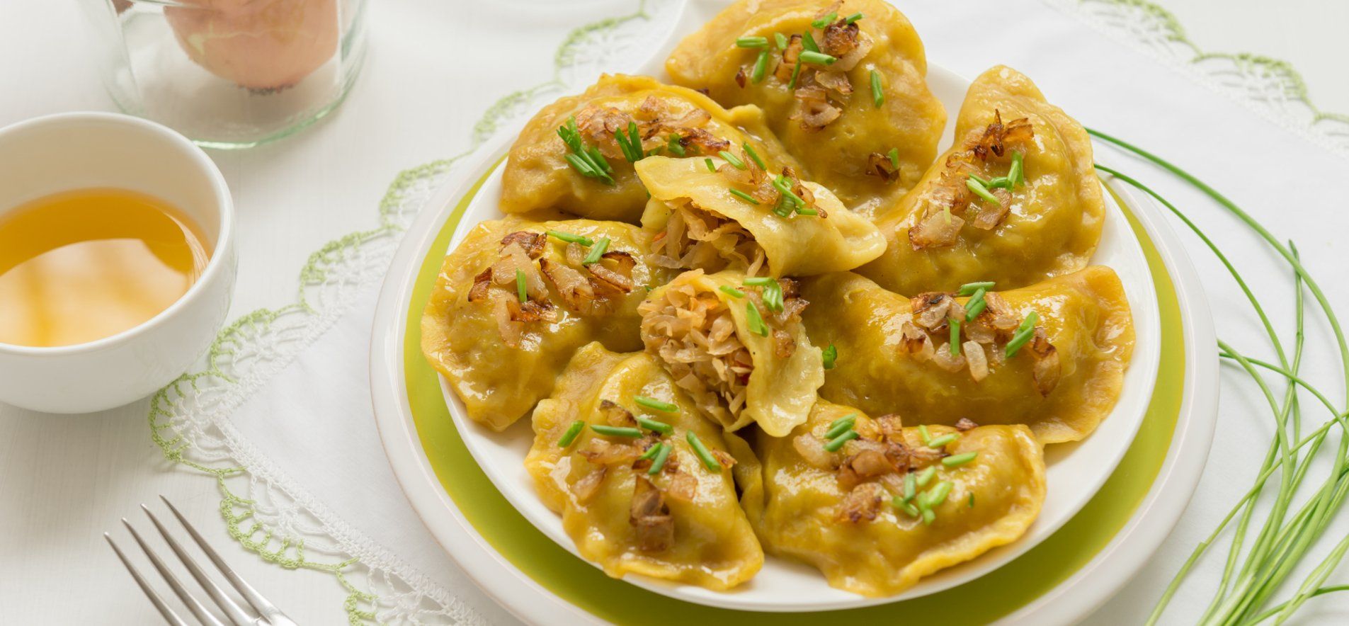 вареники с капустой