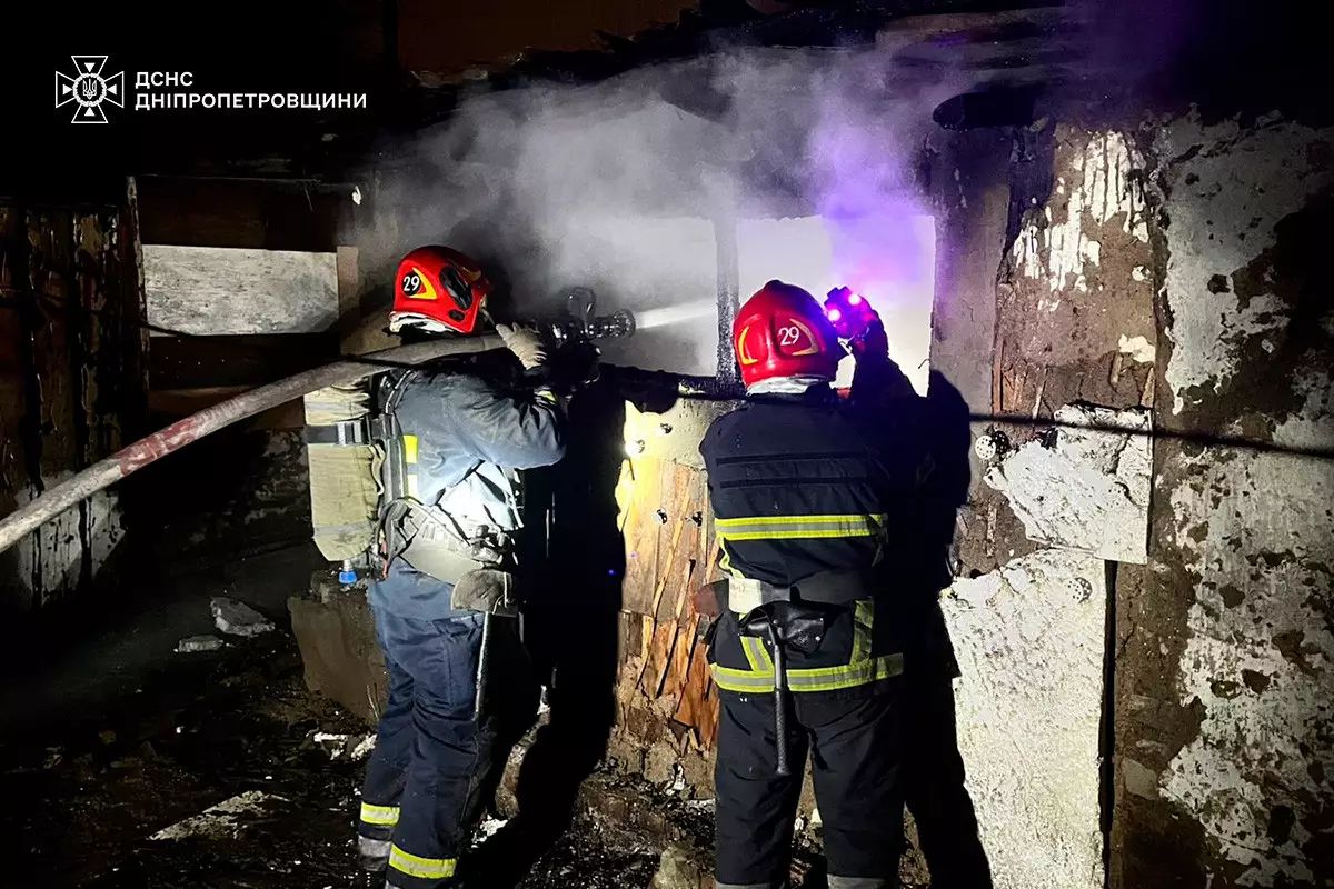 В Кривом Роге сгорел дом: погибли ребенок и мать