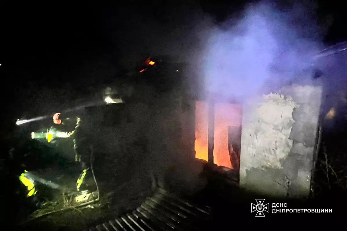 В Кривом Роге сгорел дом: погибли ребенок и мать