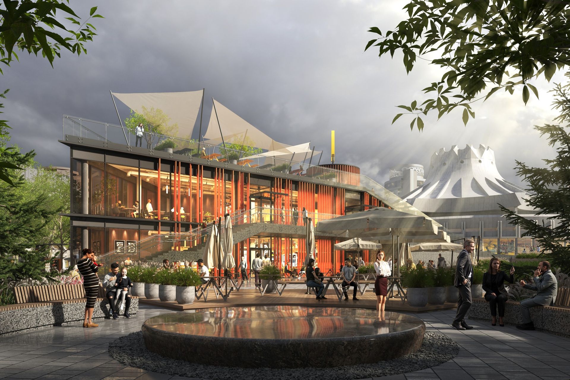 У Дніпрі може з'явитись McDonald’s з амфітеатром та зеленим майданчиком на даху